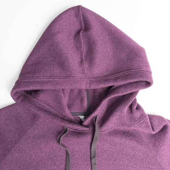 Eddie Bauer Radiator 2.0 Fleece Hooded Pullover Sweatshirt Womens Medium Purple - Picture 7 of 16